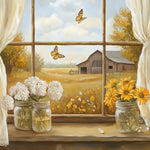 Scenery hand-painted wall art collection