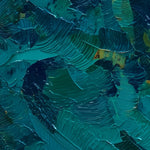 Teal wall art