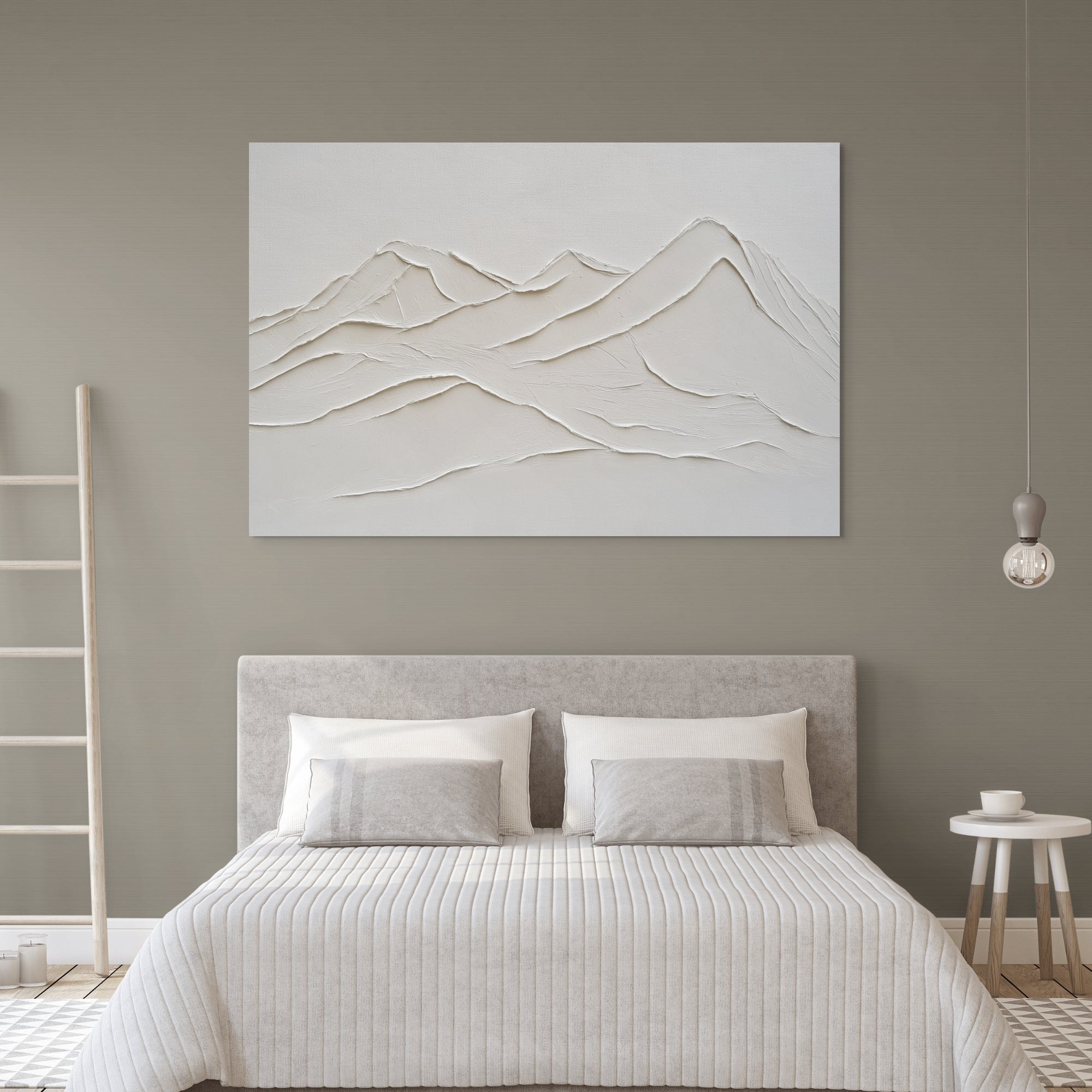 D0028-snowy-mountains-hand-painted-wall-art-bed-room-image