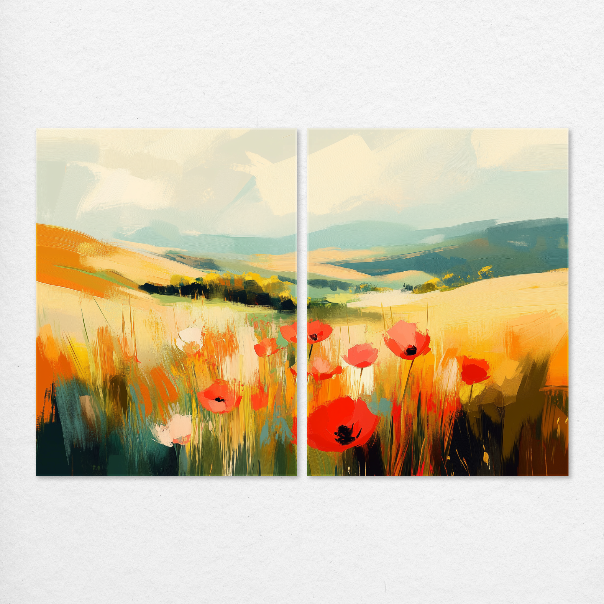 Blooming Poppies