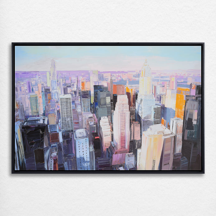 D0037-sleepless-city-hand-painted-wall-art_19_3x2-horizontal-frame-black.psd