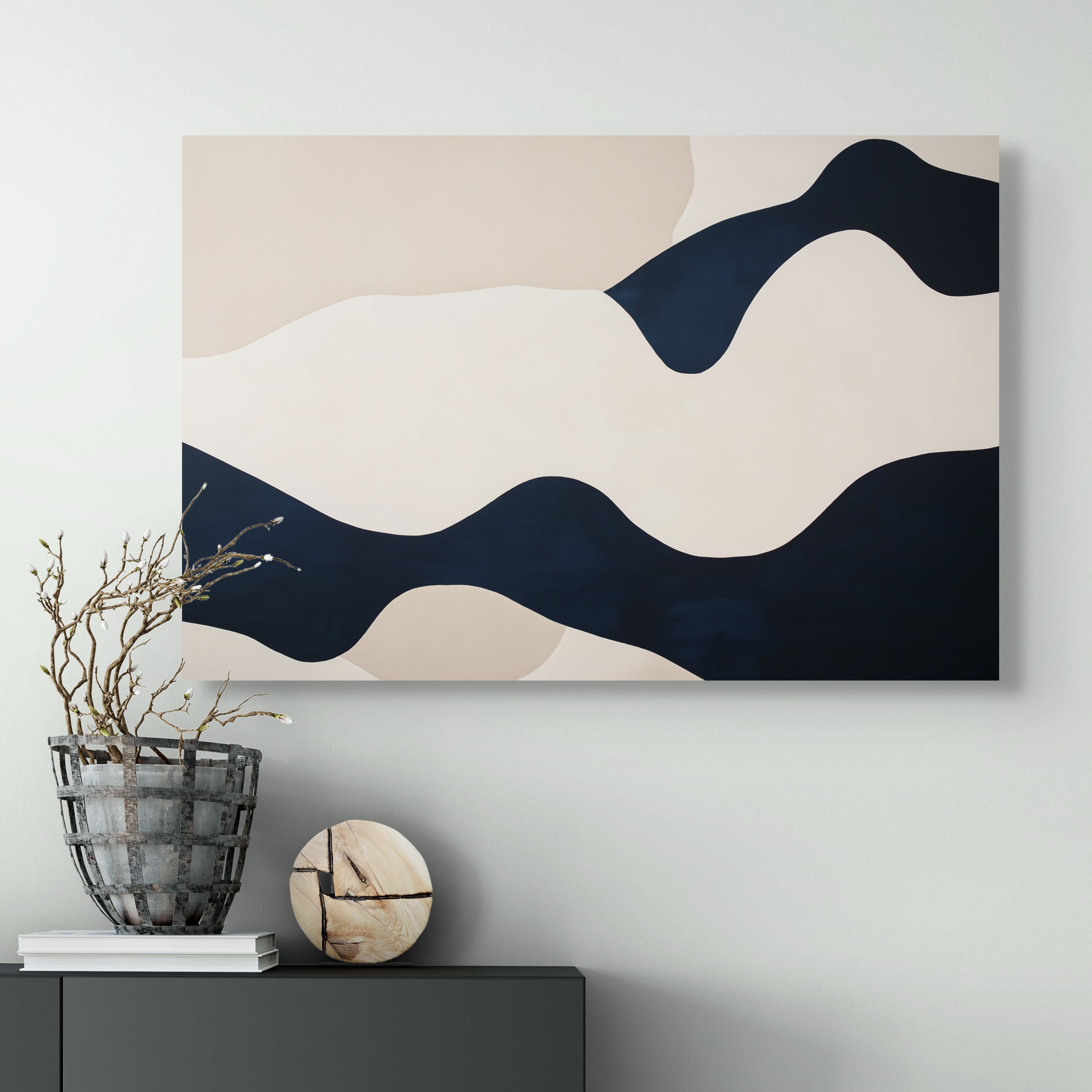 D0038-intrepid-hand-painted-wall-art-office-room-image
