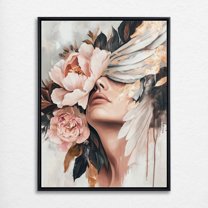 D0045-masquerade-ball-hand-painted-wall-art_07_3x4-vertical-frame-black.psd