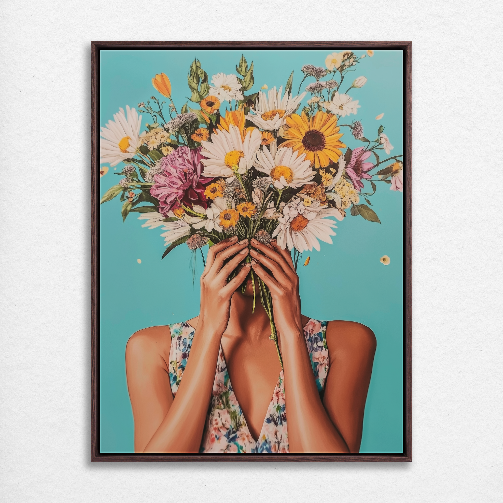 D0046-a-sweet-bouquet-hand-painted-wall-art_08_3x4-vertical-frame-walnut.psd