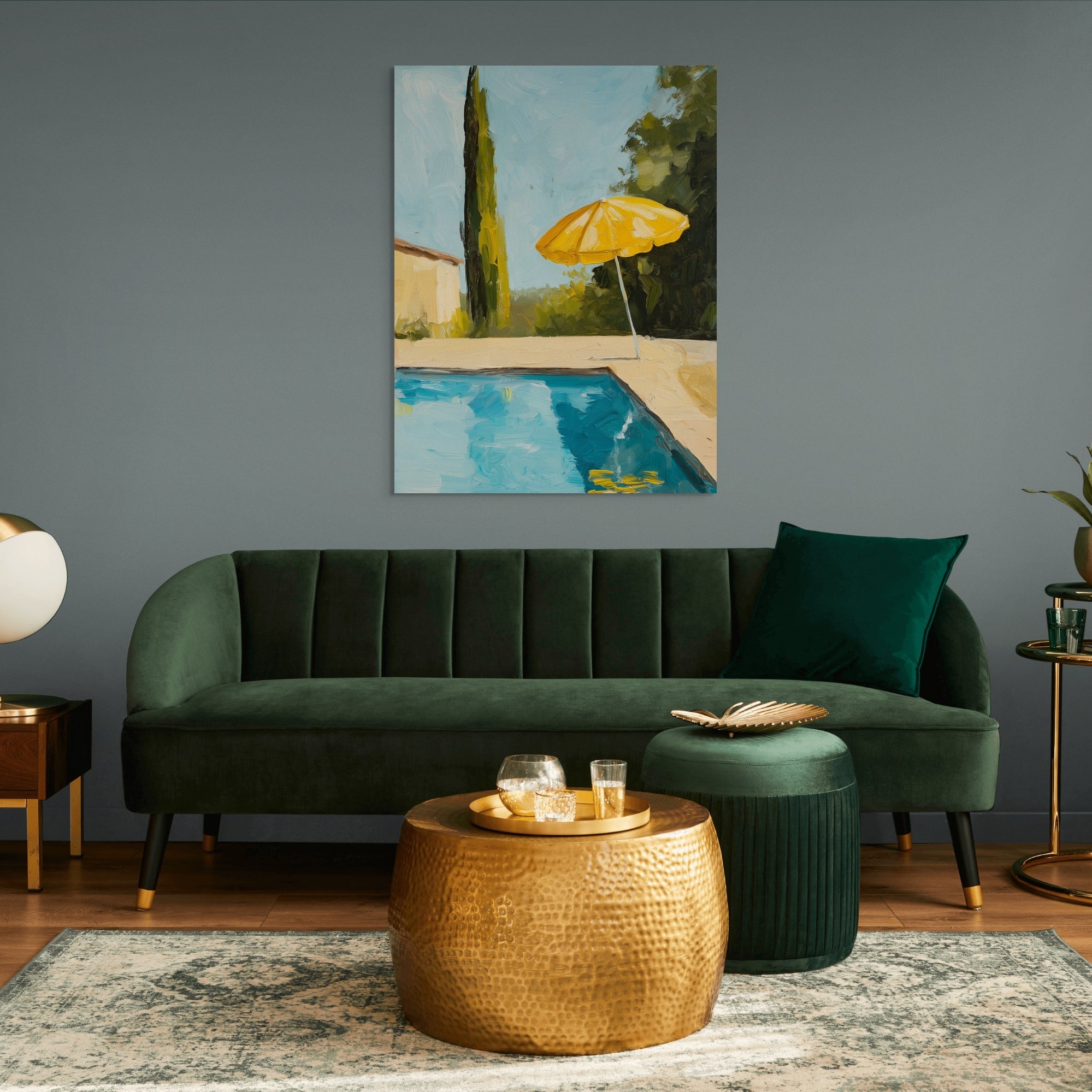 D0057-pool-day-hand-painted-wall-art-a-room-image