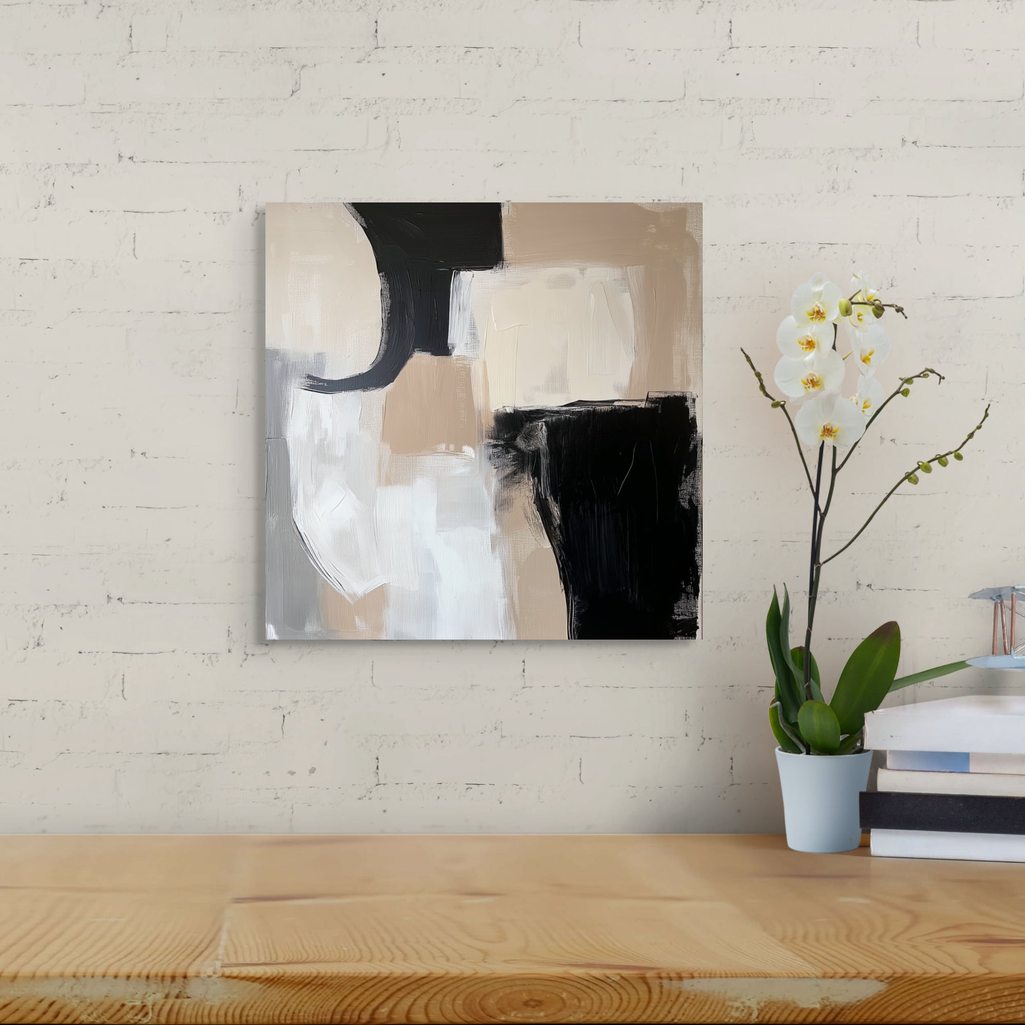 D0075-quiet-surrender-hand-painted-wall-art-office-room-image-hallway-room-image