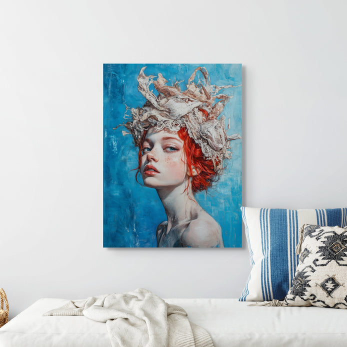 D0083-feeling-blue-hand-painted-wall-art-a-room-image