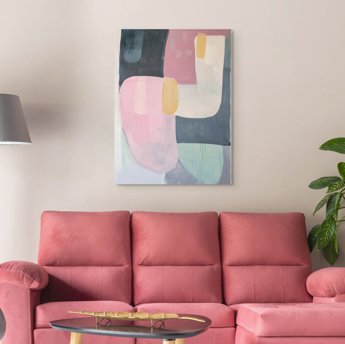 D0088-pink-lemonade-hand-painted-wall-art-a-room-image