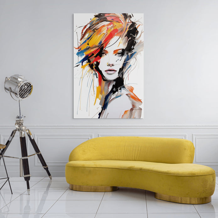 D0091-rapunzel-hand-painted-wall-art-lounge-room-image