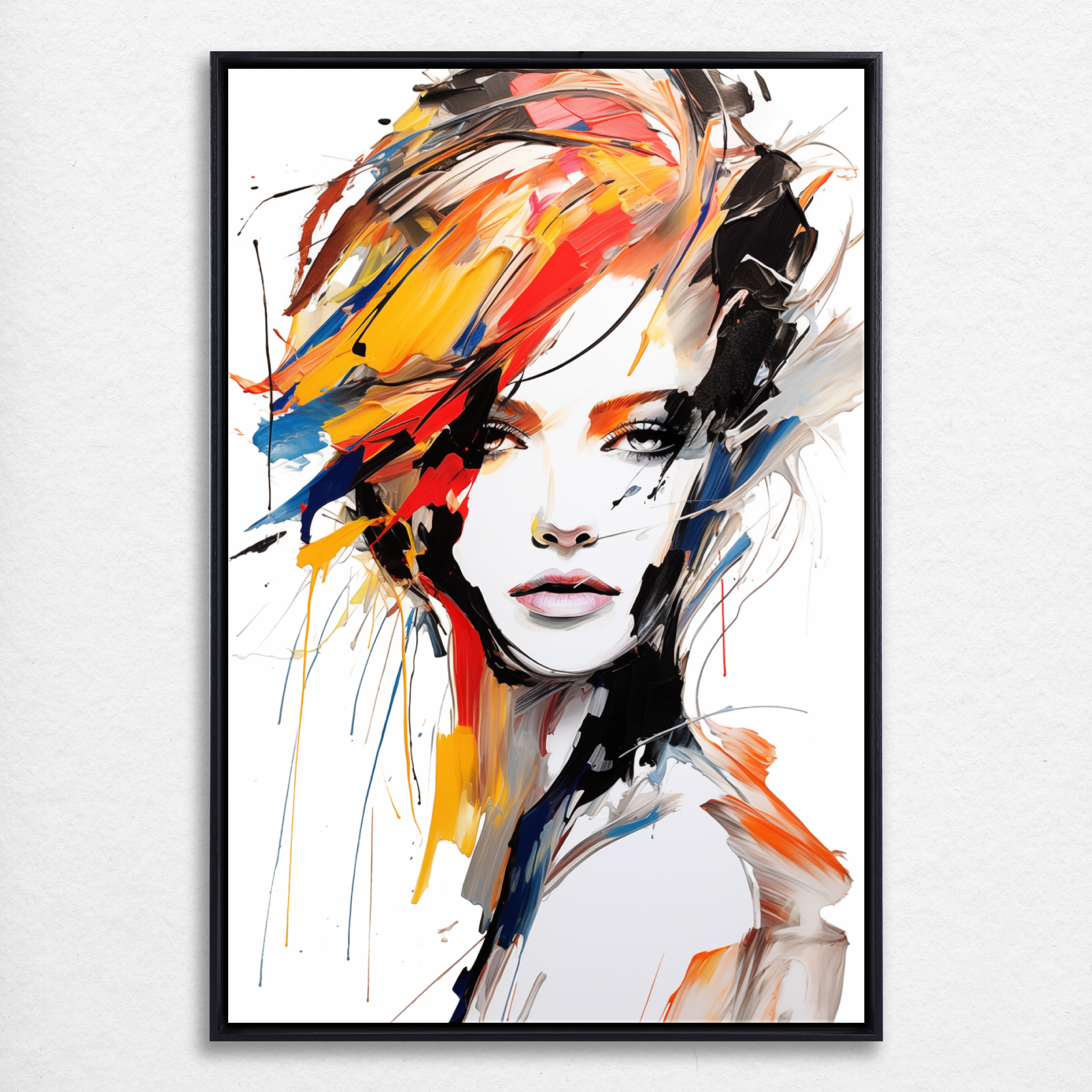 D0091-rapunzel-hand-painted-wall-art_1_2x3-vertical-frame-black.psd