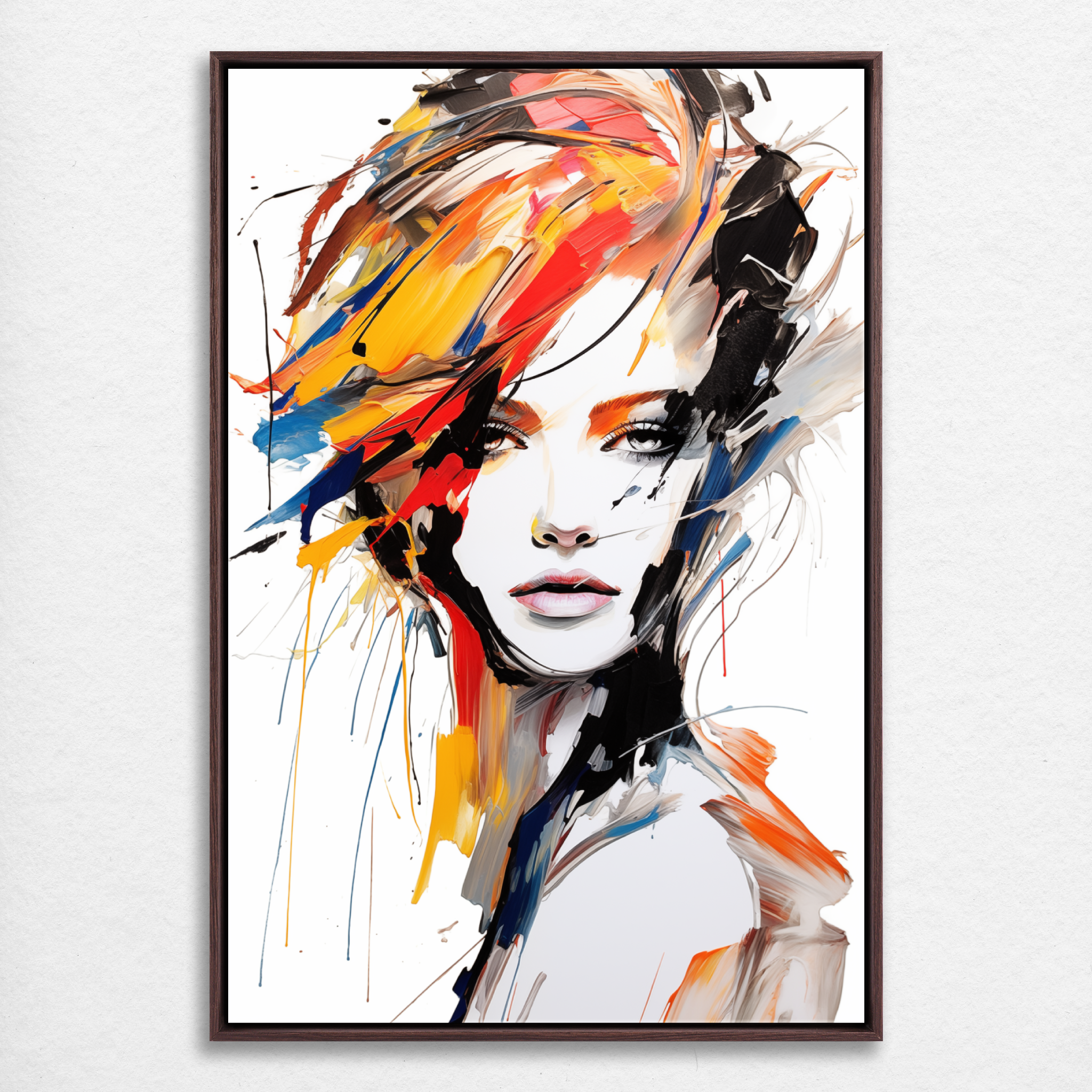 D0091-rapunzel-hand-painted-wall-art_1_2x3-vertical-frame-walnut.psd