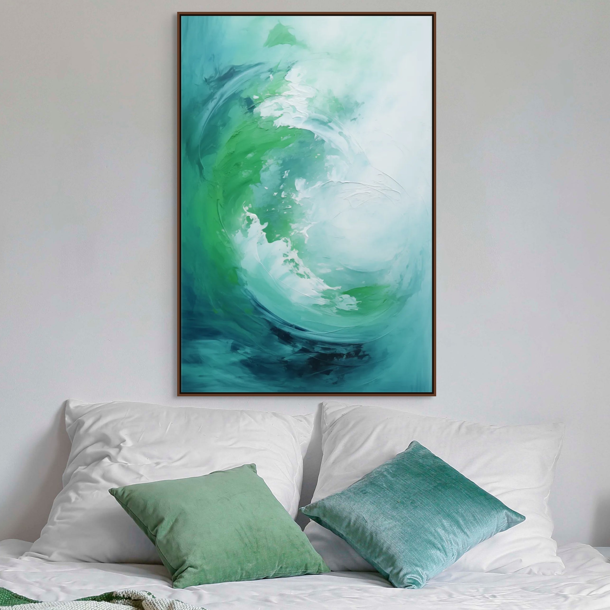 D0092-ethereal-currents-hand-painted-wall-art-bed-room-image-room-f-walnut