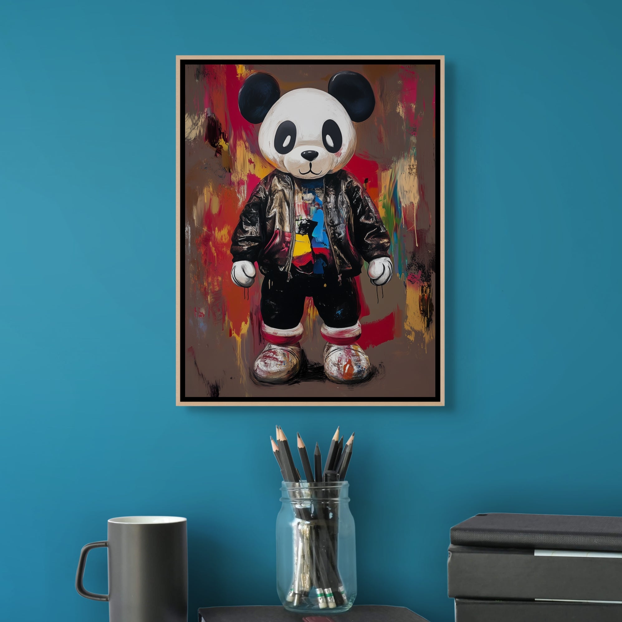 D0094-urban-panda-hand-painted-wall-art-a-room-image-room-f-natural