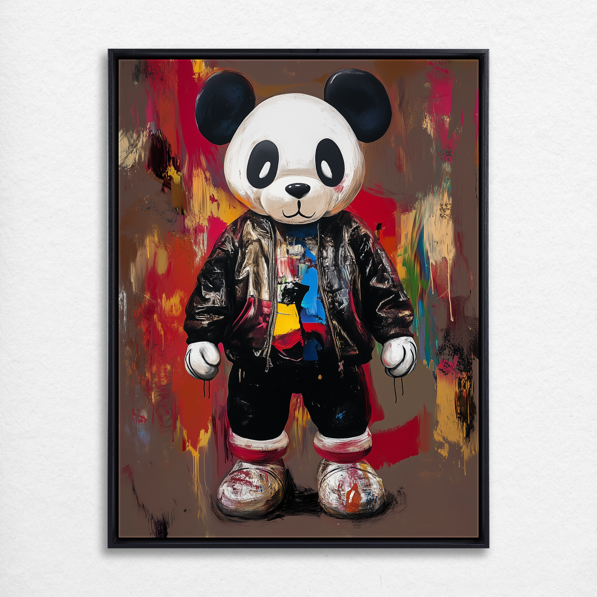 D0094-urban-panda-hand-painted-wall-art_32_3x4-vertical-frame-black.psd