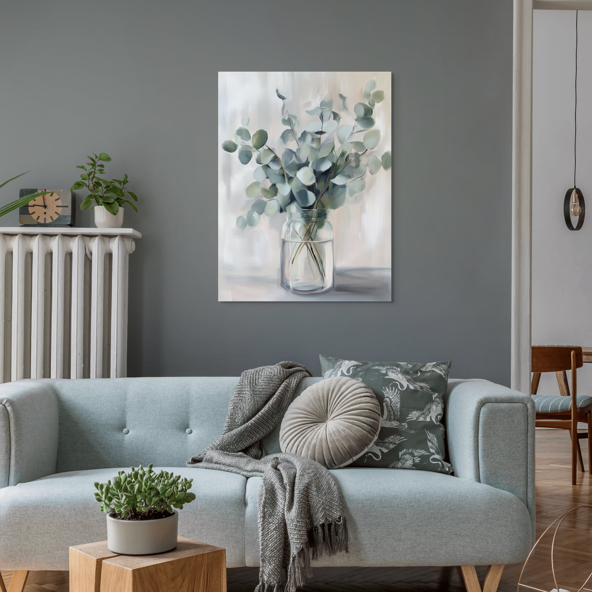 D0096-eucalyptus-serenade-hand-painted-wall-art-living-room-image