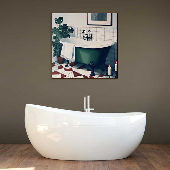 D0098-vintage-soak-hand-painted-wall-art-b-room-image-room-f-walnut