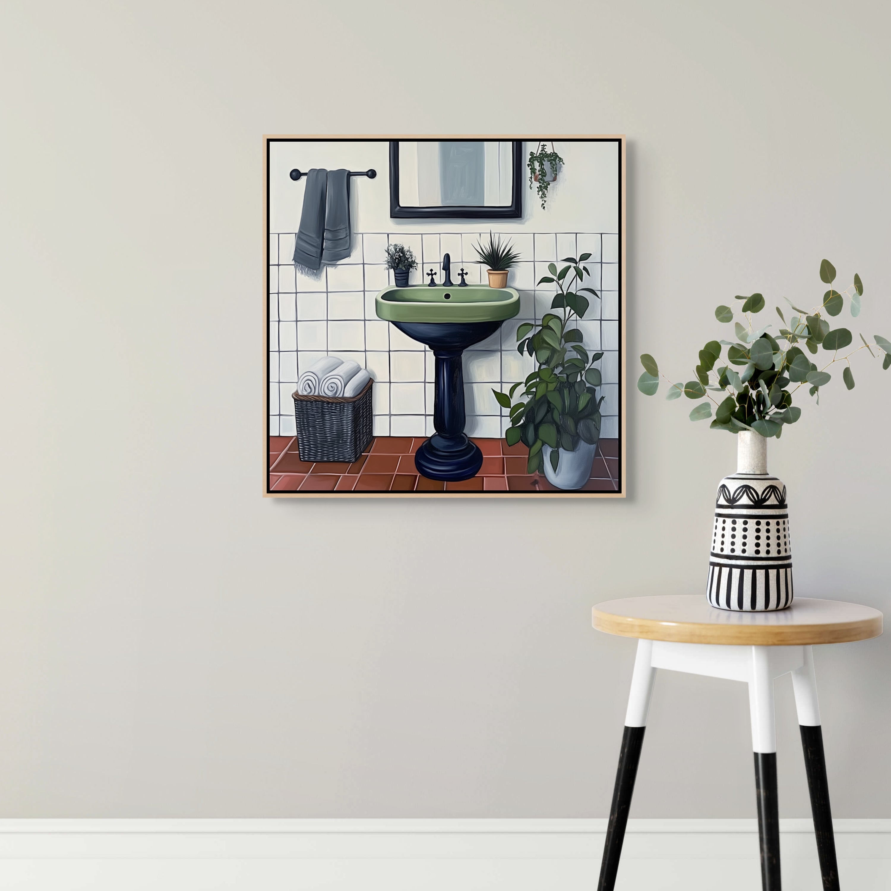 D0099-botanical-washroom-hand-painted-wall-art-b-room-image-room-f-natural