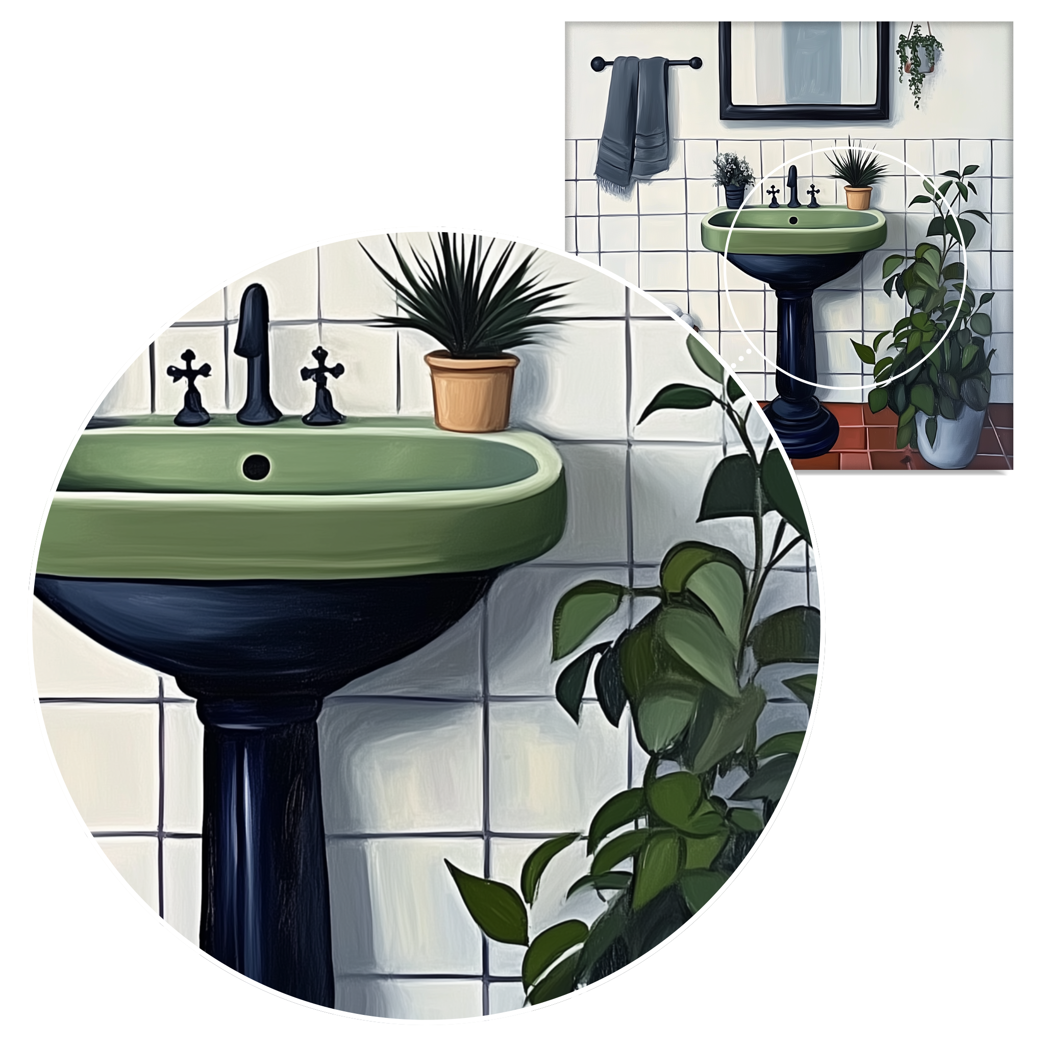 D0099-botanical-washroom-hand-painted-wall-art_02_1x1-square-zoom-image
