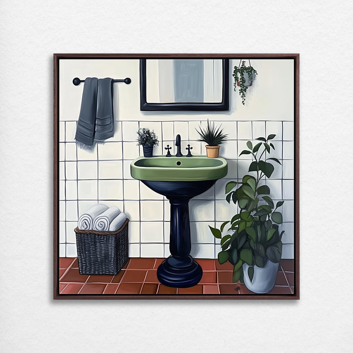 D0099-botanical-washroom-hand-painted-wall-art_20_1x1-square-frame-walnut.psd