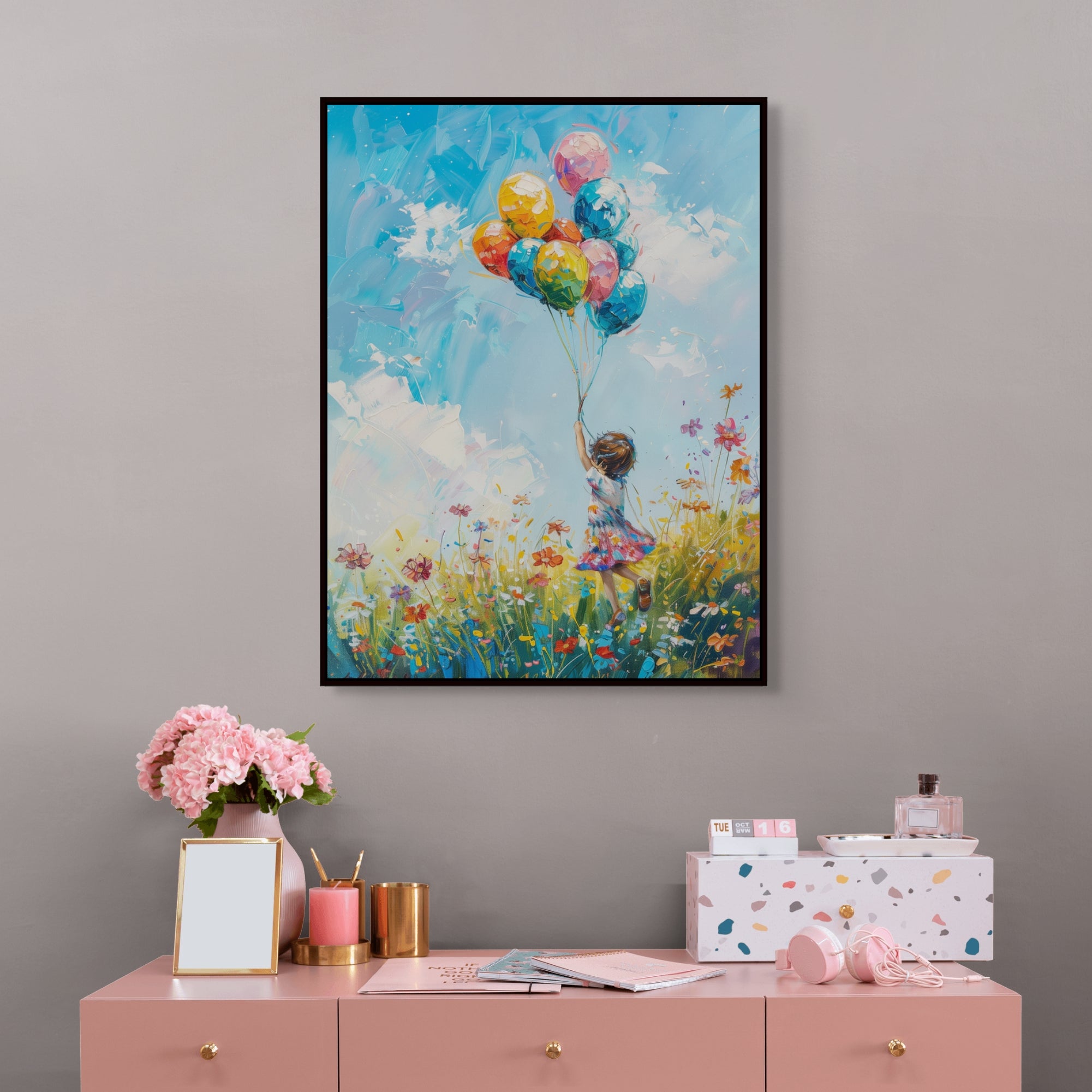 D0110-flight-of-joy-hand-painted-wall-art-office-room-image-room-f-black
