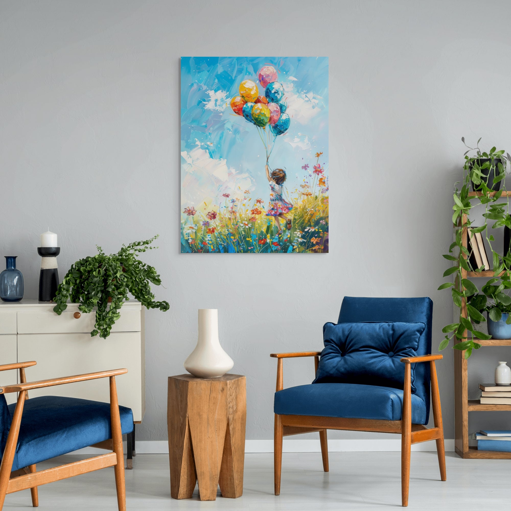 D0110-flight-of-joy-hand-painted-wall-art-living-room-image-room-f-wrapped
