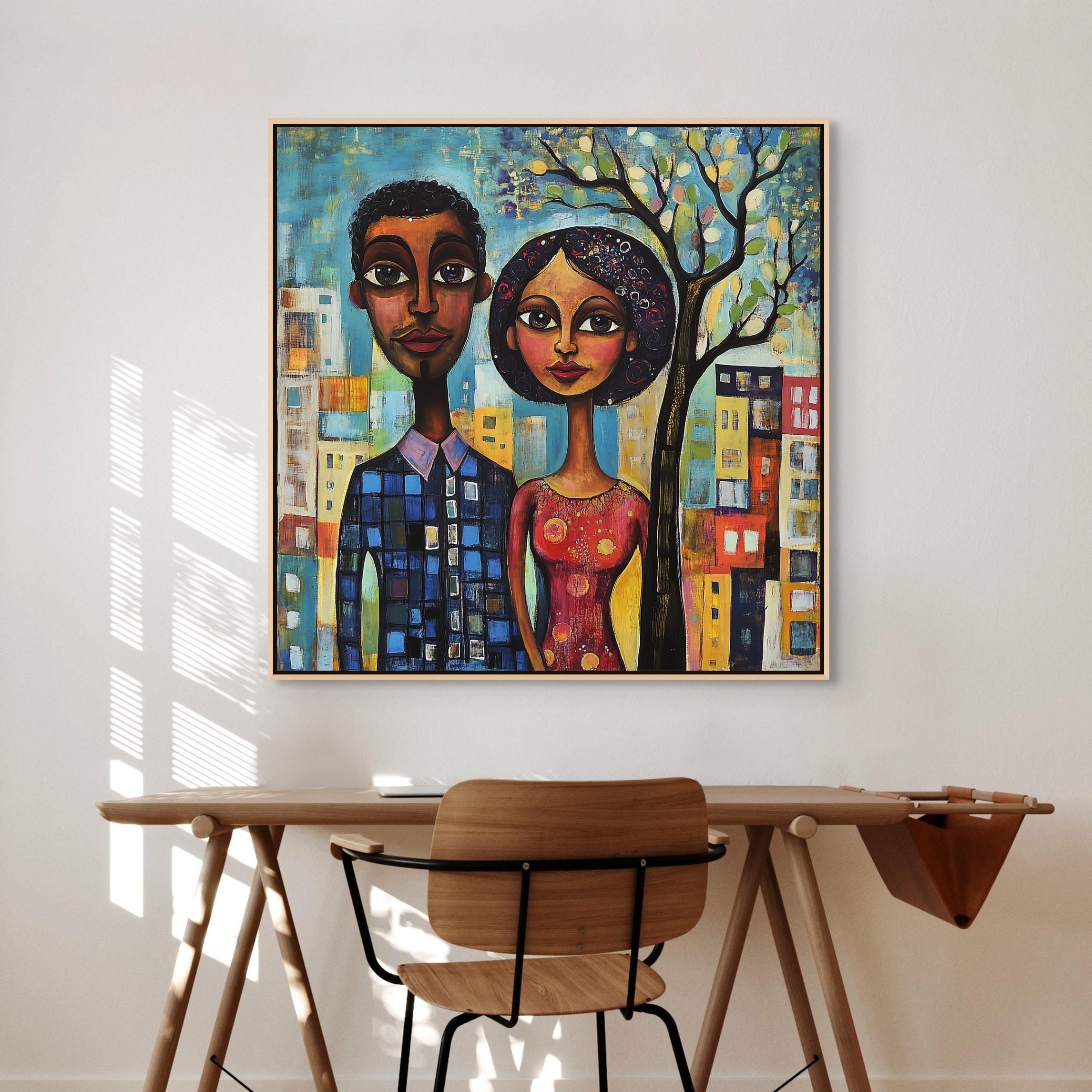D0115-whimsical-pair-hand-painted-wall-art-office-room-image-room-f-natural
