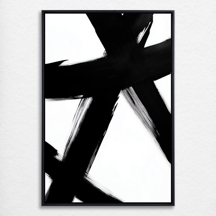 D0118-monochrome-intersection-hand-painted-wall-art_3_2x3-vertical-frame-black.psd