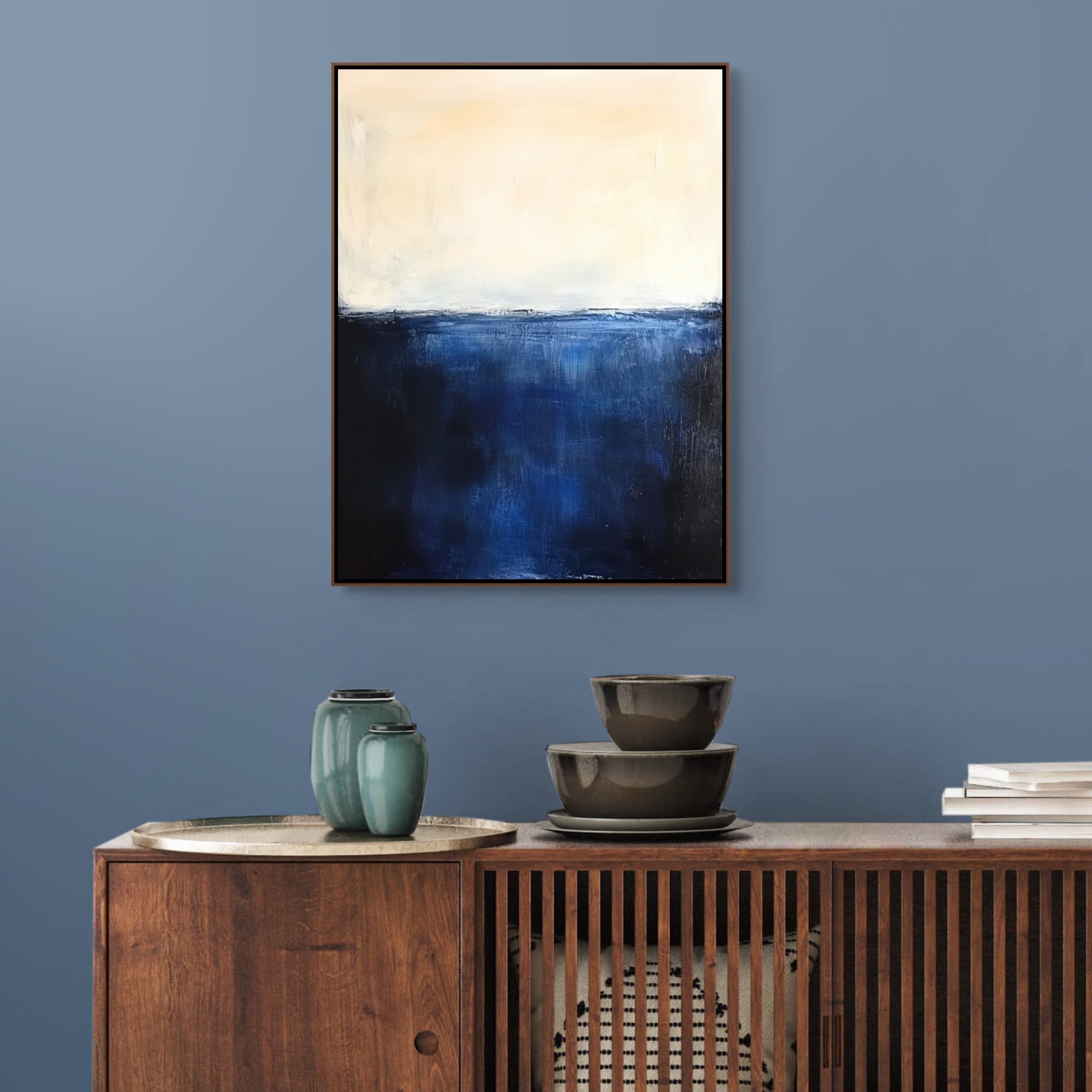 D0121-twilight-serenity-hand-painted-wall-art-hallway-room-image-room-f-walnut