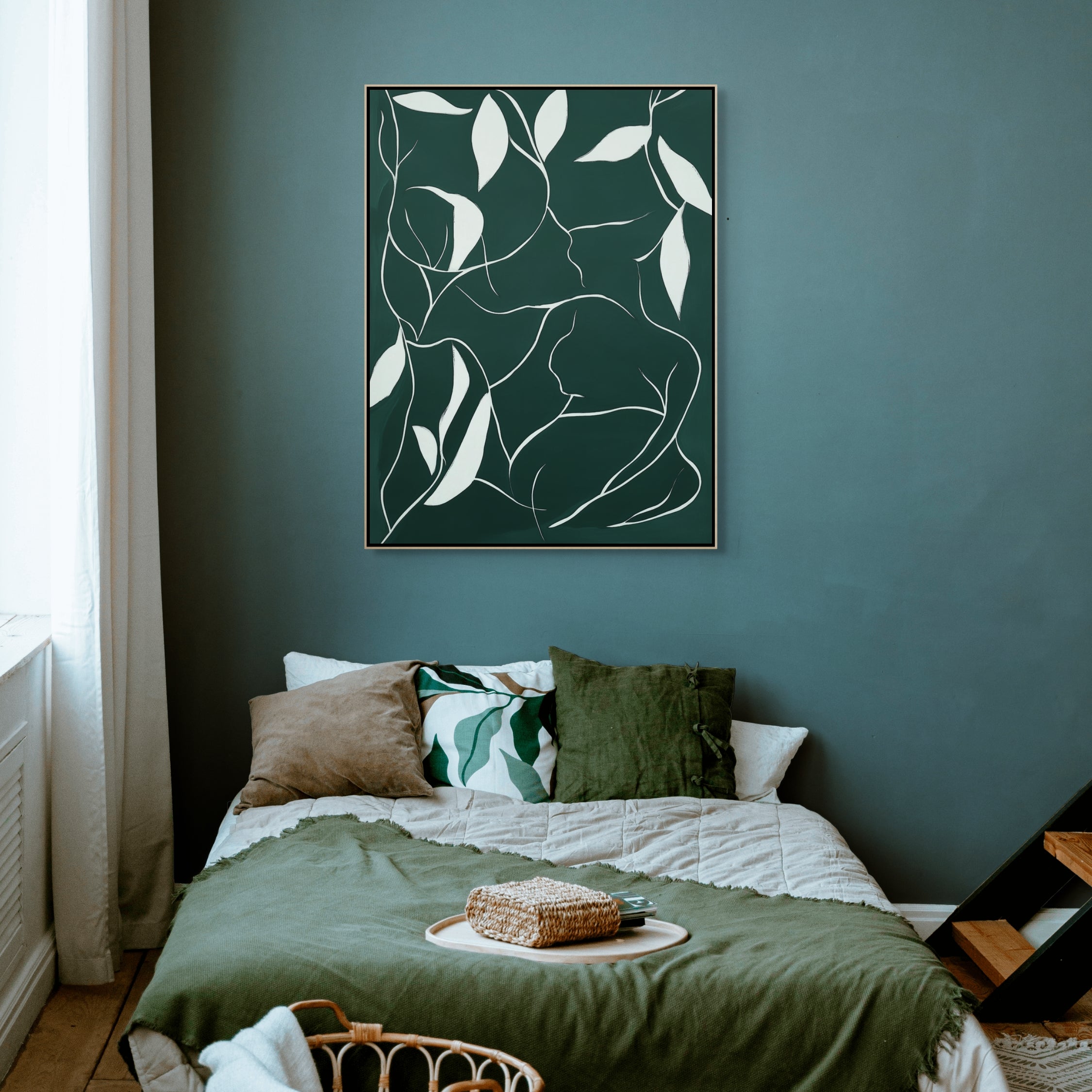 D0126-verdant-elegance-hand-painted-wall-art-bed-room-image-room-f-natural