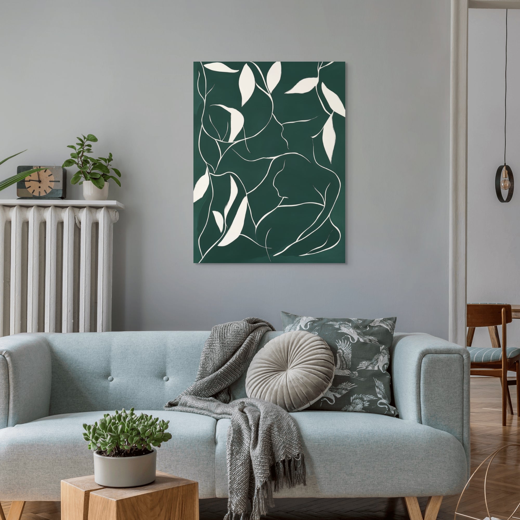 D0126-verdant-elegance-hand-painted-wall-art-living-room-image-room-f-wrapped