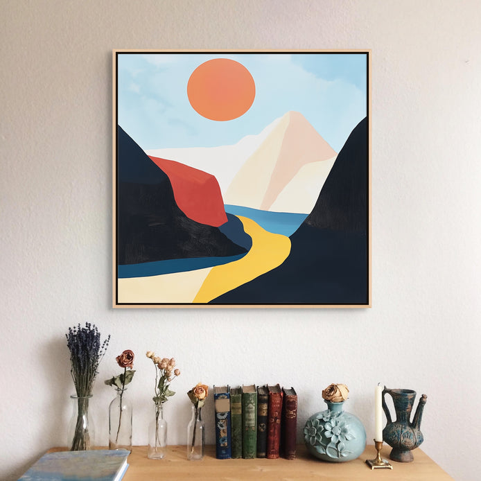 D0130-winding-road-hand-painted-wall-art-office-room-image-room-f-natural