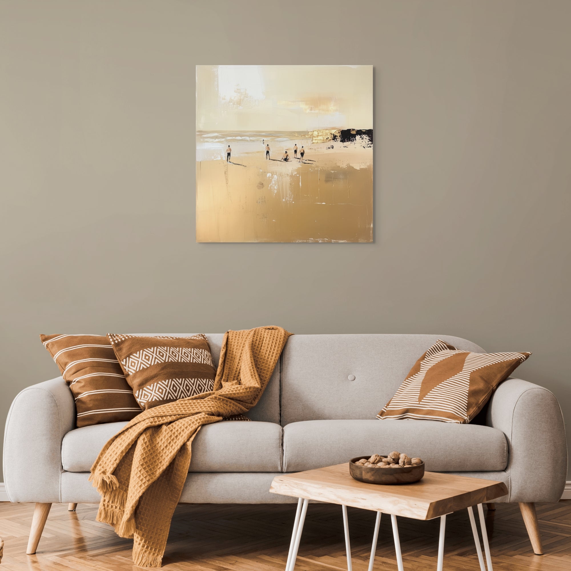D0132-a-day-off-hand-painted-wall-art-living-room-image