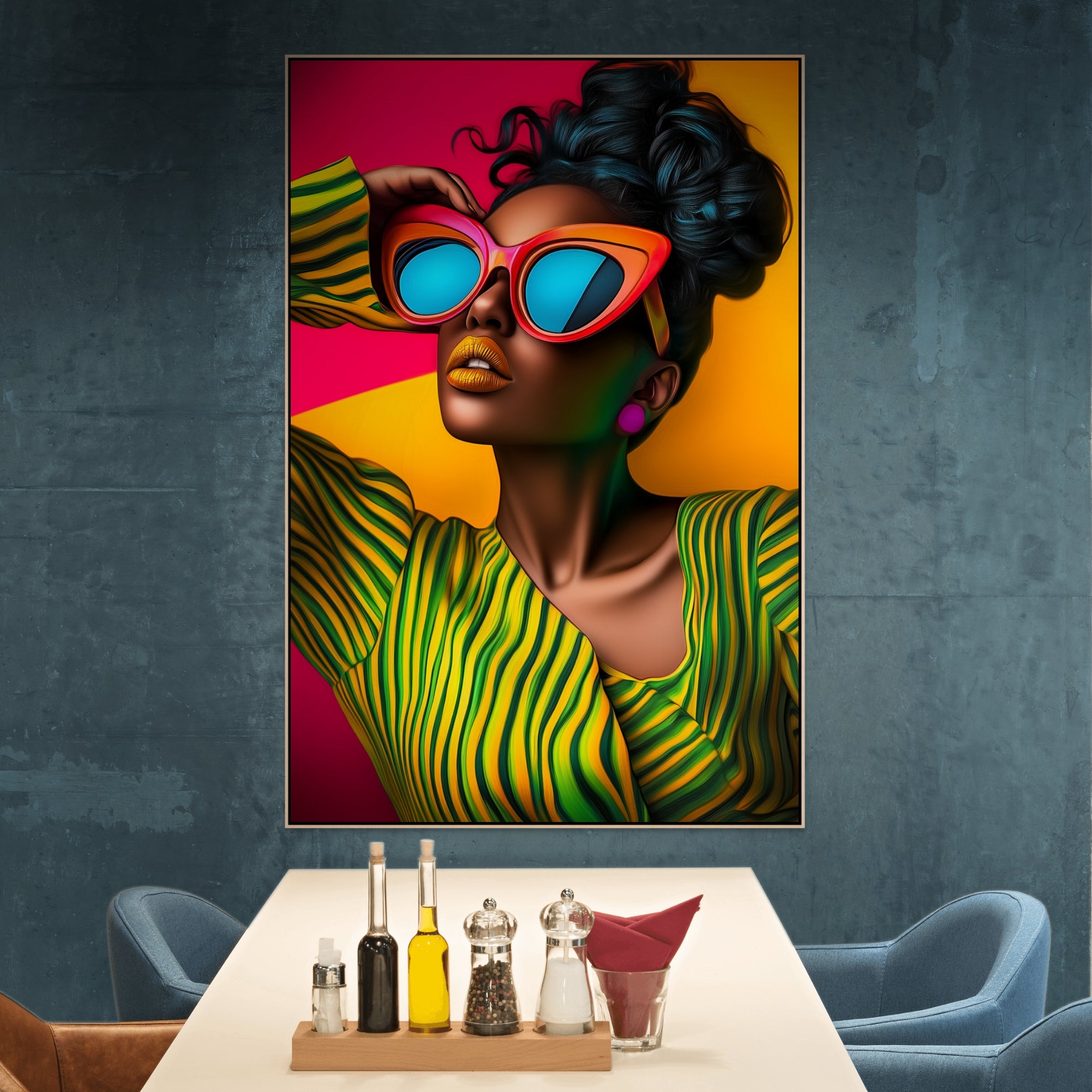 D0137-diva-hand-painted-wall-art-business-room-image-room-f-natural