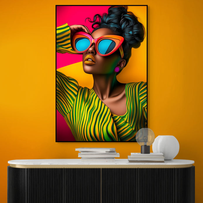 D0137-diva-hand-painted-wall-art-hallway-room-image-room-f-black