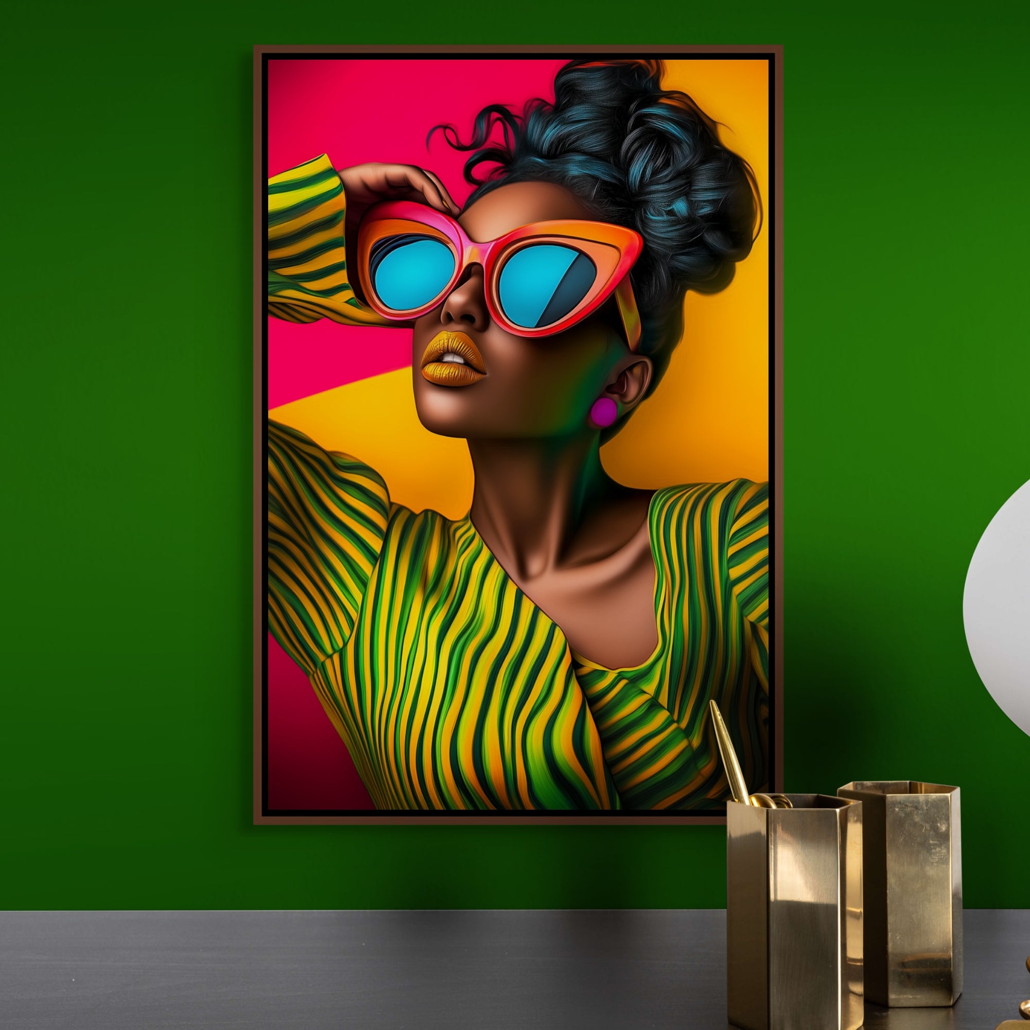 D0137-diva-hand-painted-wall-art-office-room-image-room-f-walnut