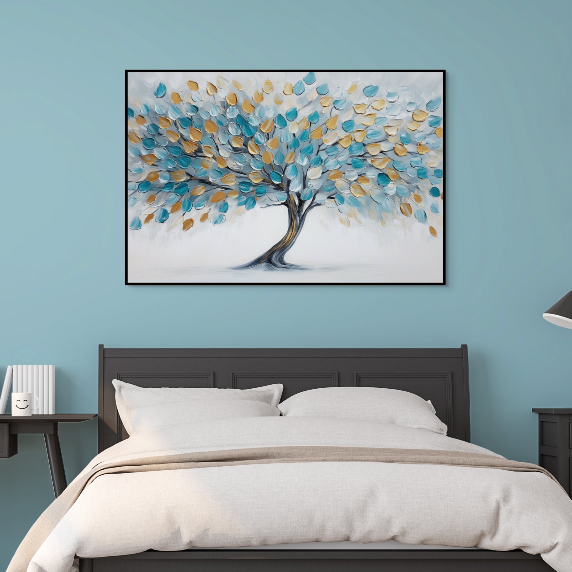 D0138-the-wishing-tree-hand-painted-wall-art-bed-room-image-room-f-black