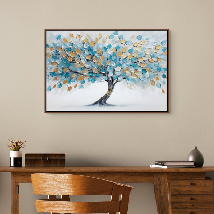 D0138-the-wishing-tree-hand-painted-wall-art-office-room-image-room-f-walnut