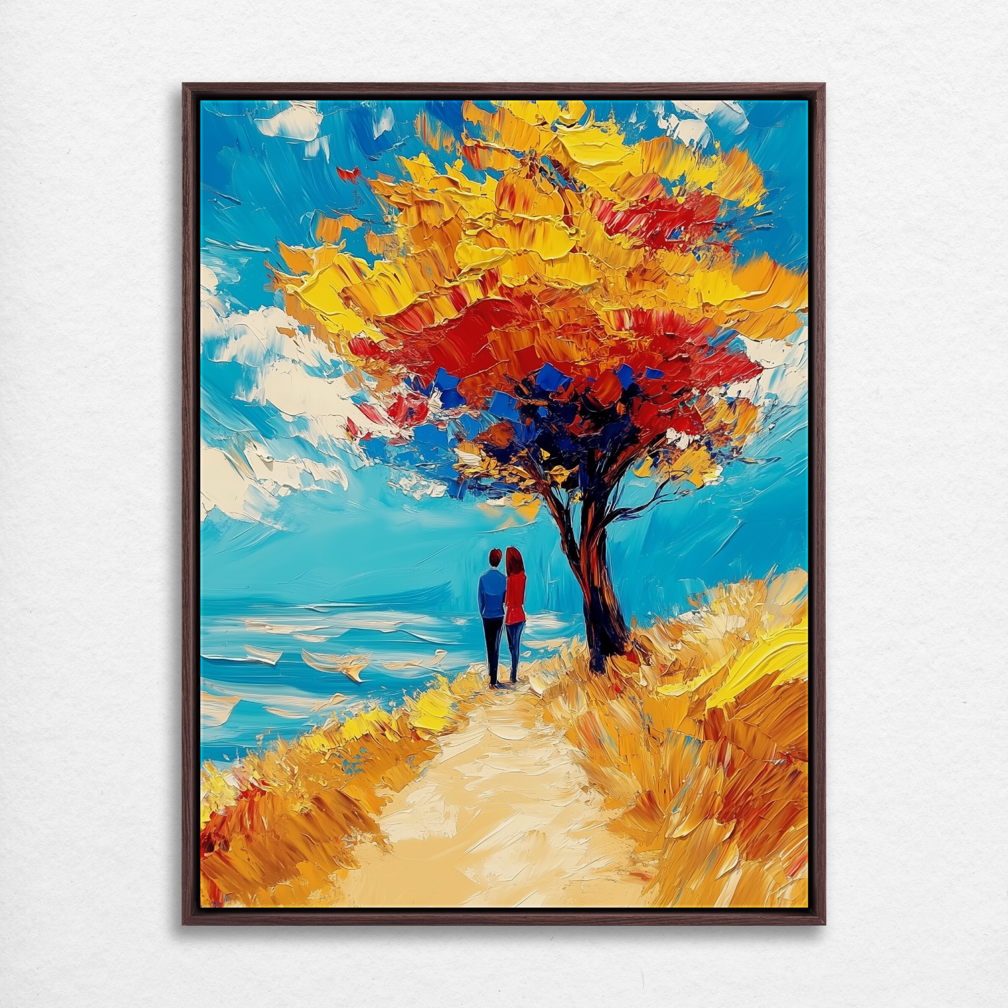 D0143-under-the-foliage-hand-painted-wall-art_42_3x4-vertical-frame-walnut.psd
