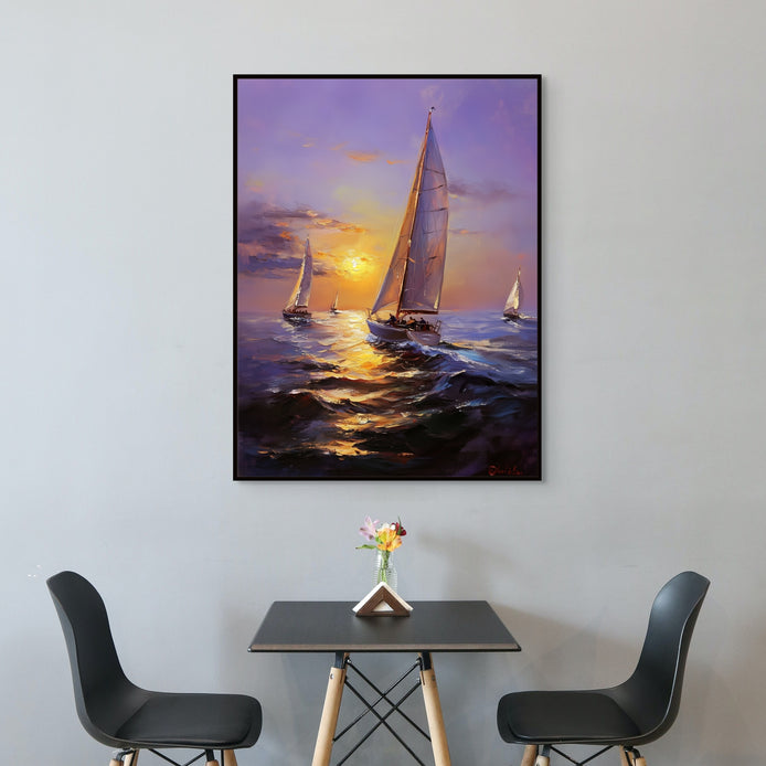 D0145-setting-sailors-hand-painted-wall-art-dining-room-image-room-f-black
