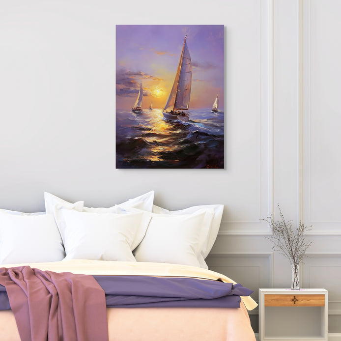 D0145-setting-sailors-hand-painted-wall-art-bed-room-image-room-f-wrapped