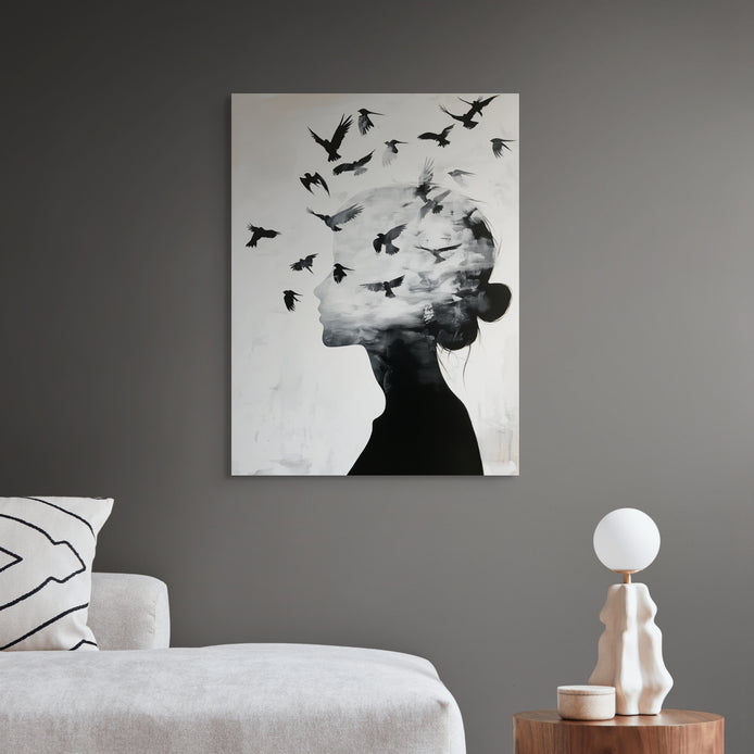 D0151-thoughts-unleashed-hand-painted-wall-art-living-room-image-room-f-wrapped