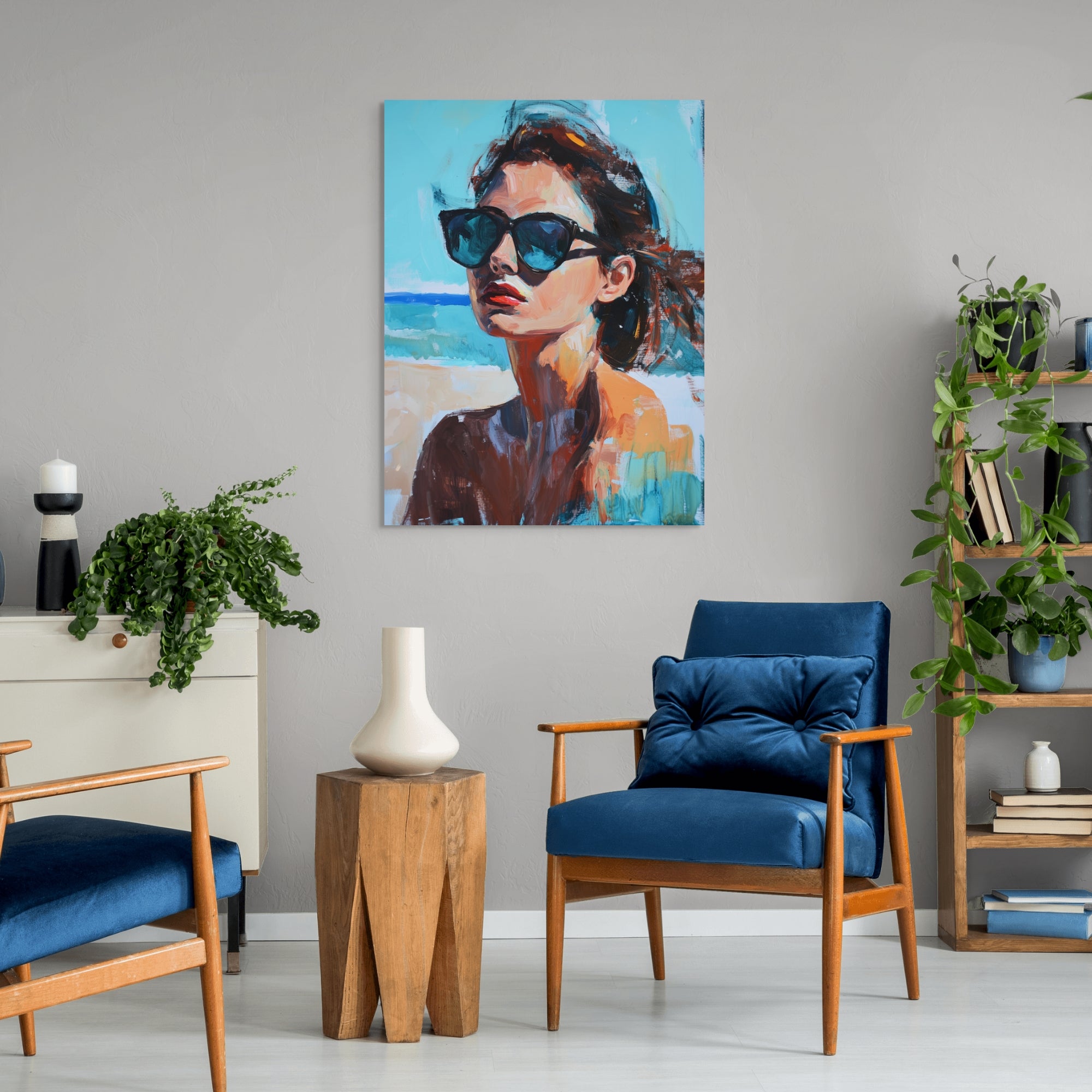 D0152-summer-sojourn-hand-painted-wall-art-living-room-image