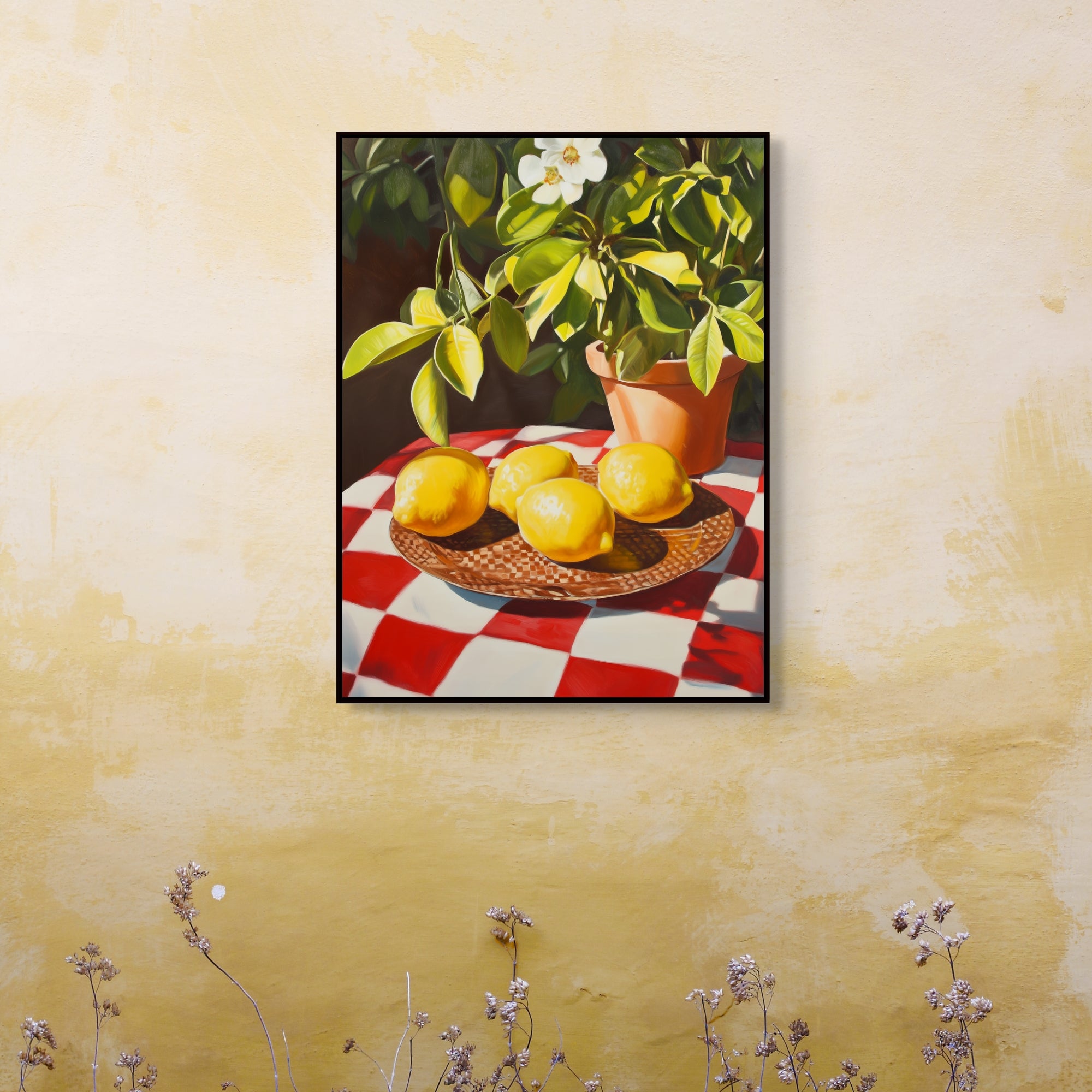 D0157-lemon-tree-hand-painted-wall-art-a-room-image-room-f-black