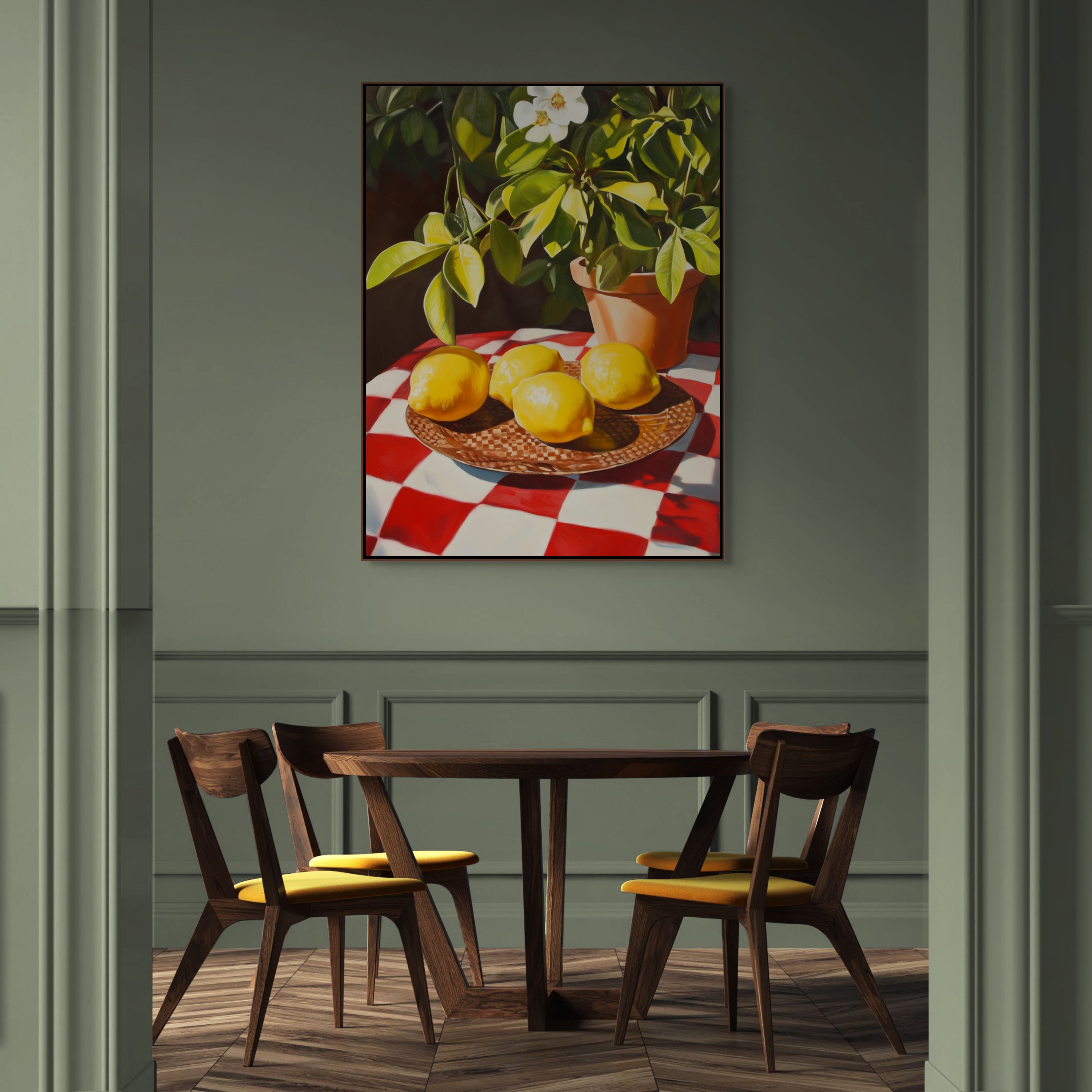 D0157-lemon-tree-hand-painted-wall-art-b-room-image-room-f-walnut