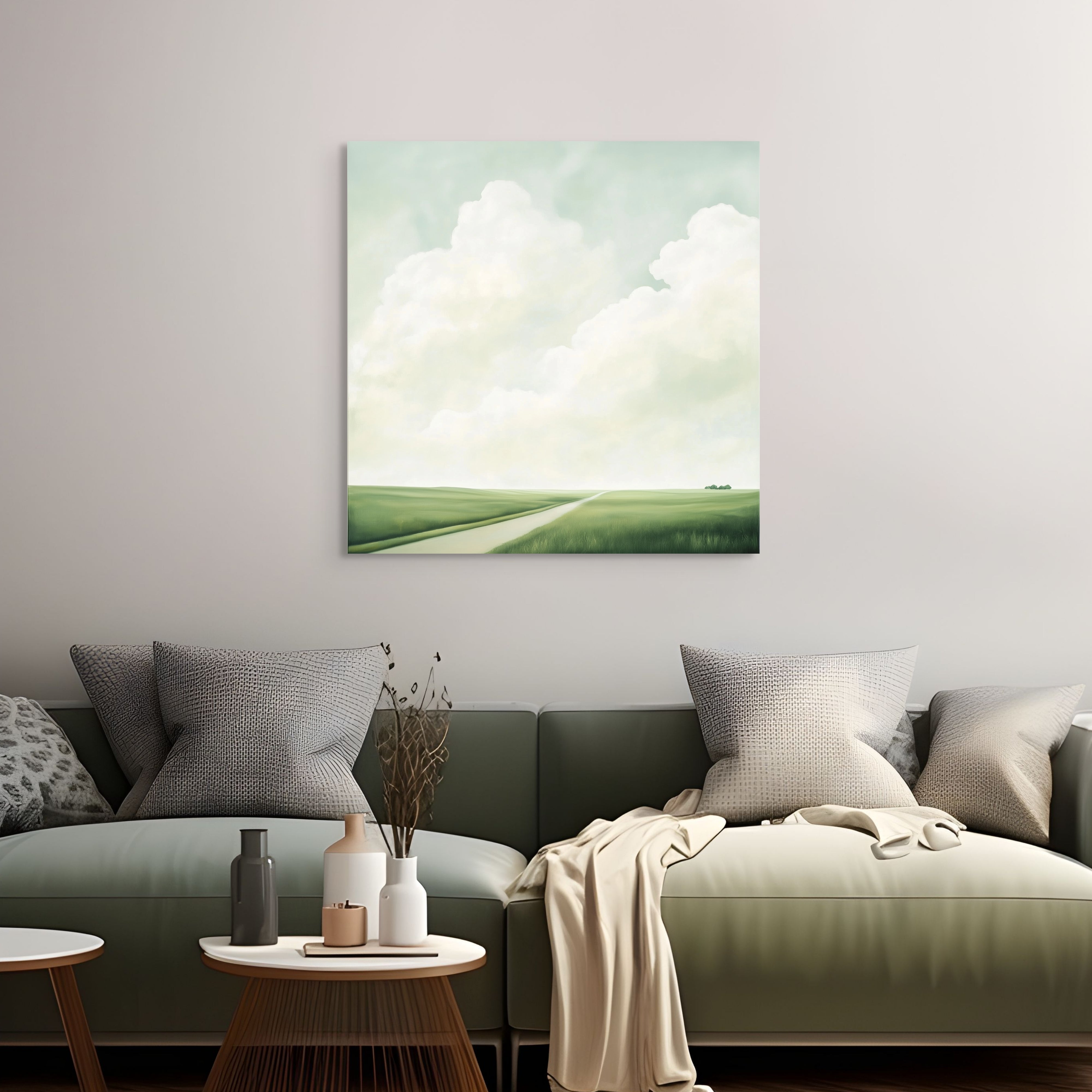D0158-the-road-home-hand-painted-wall-art-living-room-image