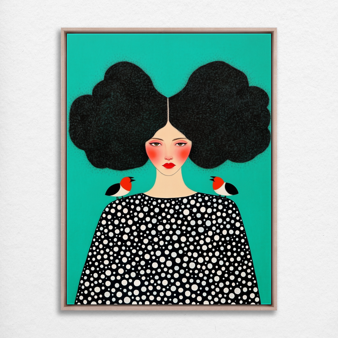 Portrait of a Bird Lady