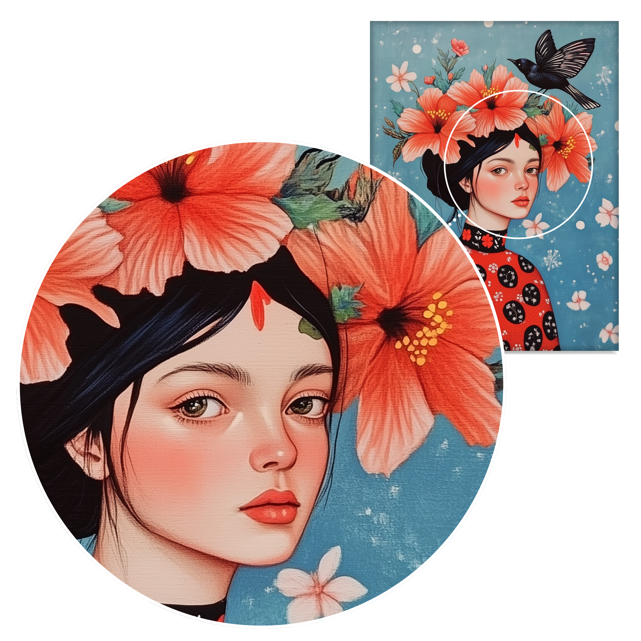 D0162-lady-ravenclaw-hand-painted-wall-art_3_3x4-vertical-zoom-image