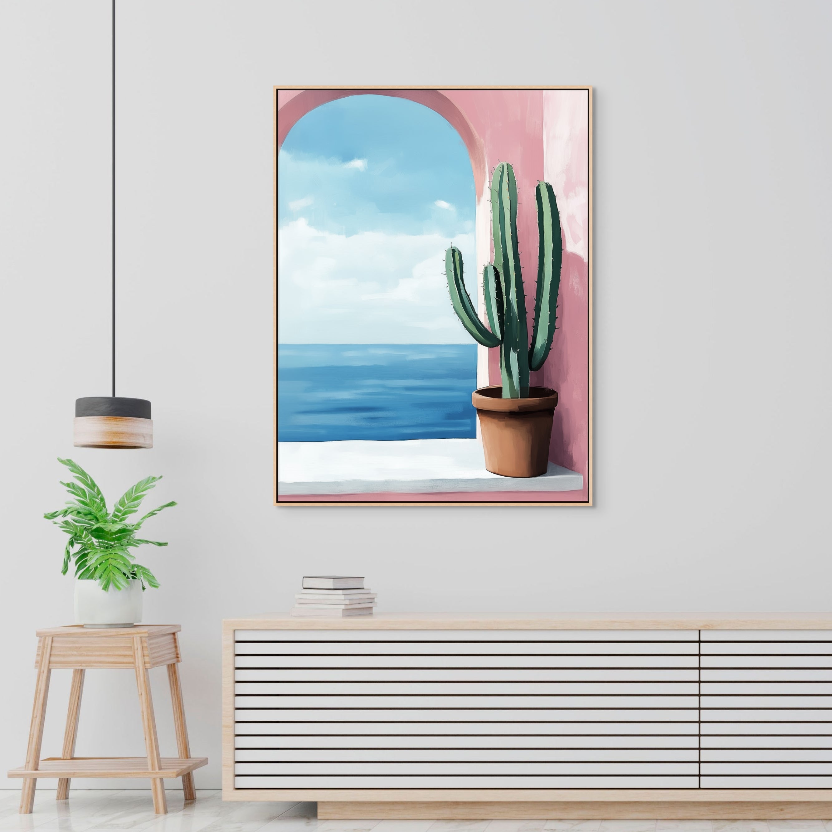 D0166-vacation-view-hand-painted-wall-art-living-room-image-room-f-natural
