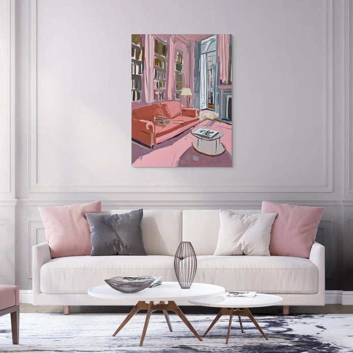 D0167-room-to-ruminate-hand-painted-wall-art-living-room-image
