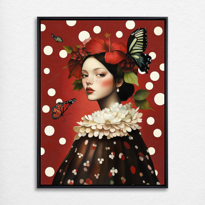 D0168-butterfly-princess-hand-painted-wall-art_62_3x4-vertical-frame-black.psd